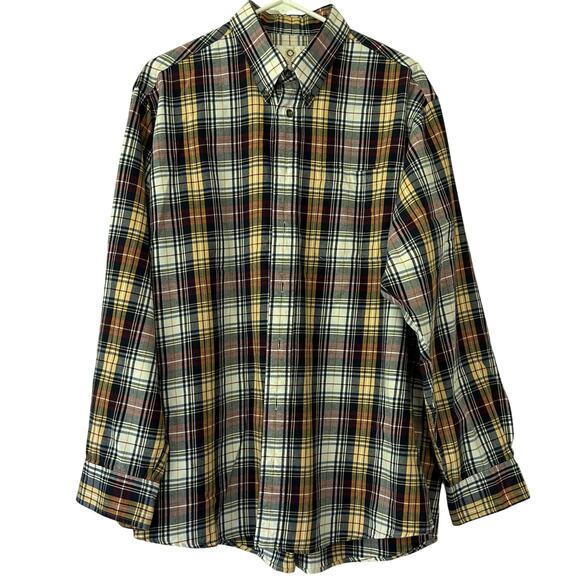 Viyella Other - Viyella weathered Campbell Wool blend plaid flannel shirt grunge workwear L